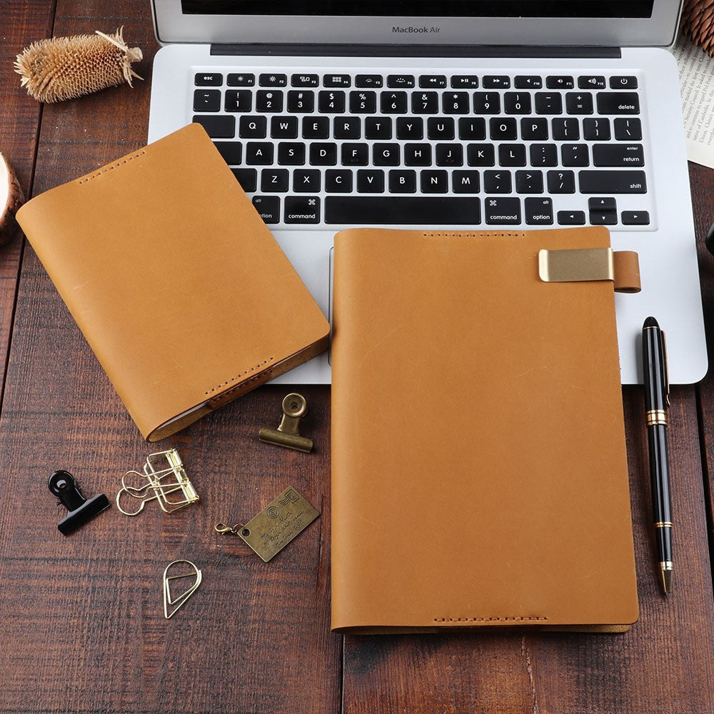 Wholesale Vintage Handmade Cowhide Bound Page Simple Notepad